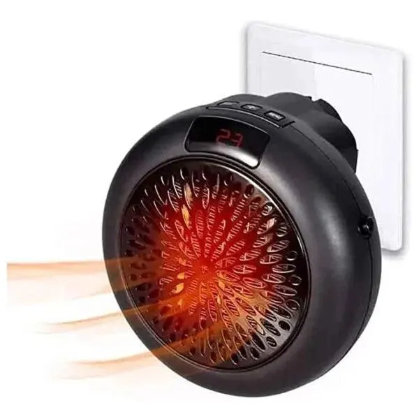 Calefactor Heat Pro Negro con Mando