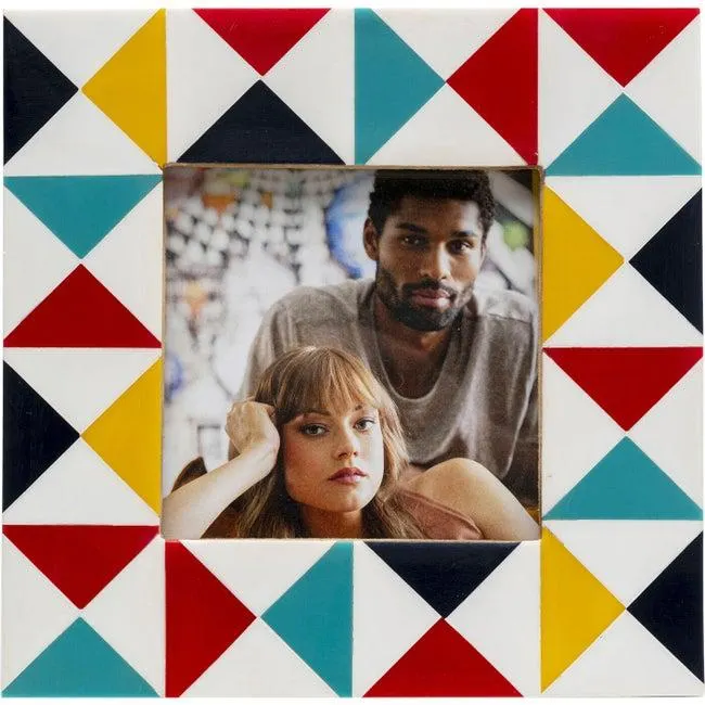 Cuadro Artico blanco 17x17cm