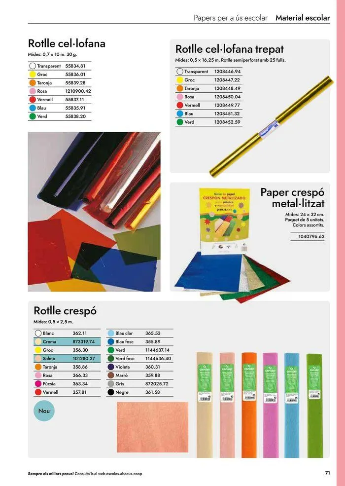 Catálogo de Catàleg Escolar 24-25 Abacus cat 19 de junio al 31 de marzo 2025 - Página 169