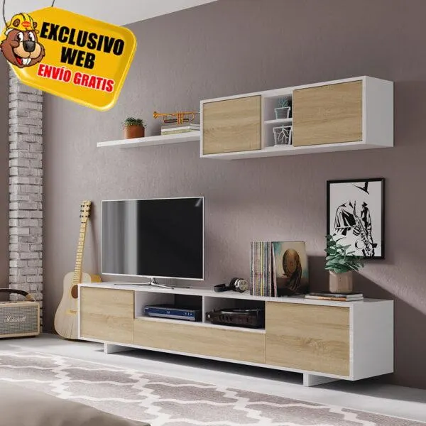 Salón Belus Blanco Roble
