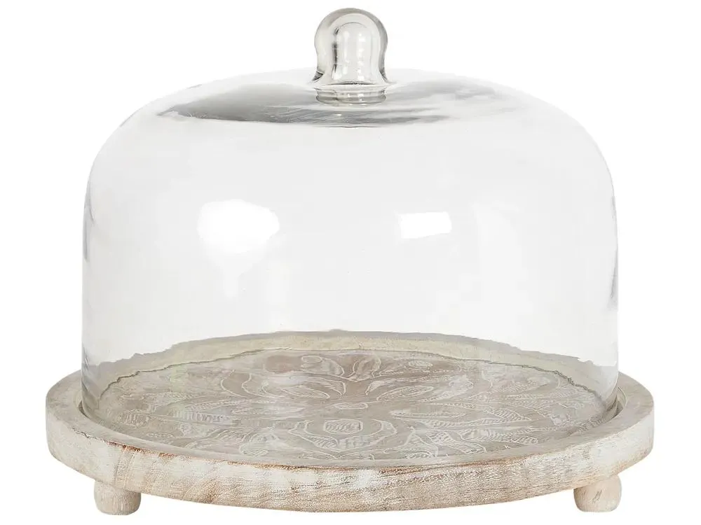 Soporte para tartas FAJUM Madera de mango Marrón claro