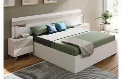 Cabecero de matrimonio con 2 mesitas