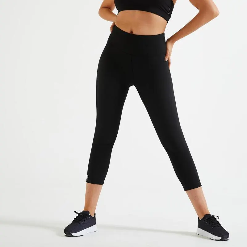Leggings mallas fitness corsario Mujer negro