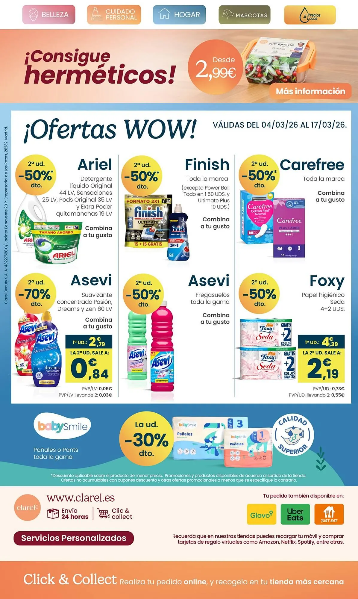 Catálogo de Folleto Clarel 4 de marzo al 17 de marzo 2026 - Página 16