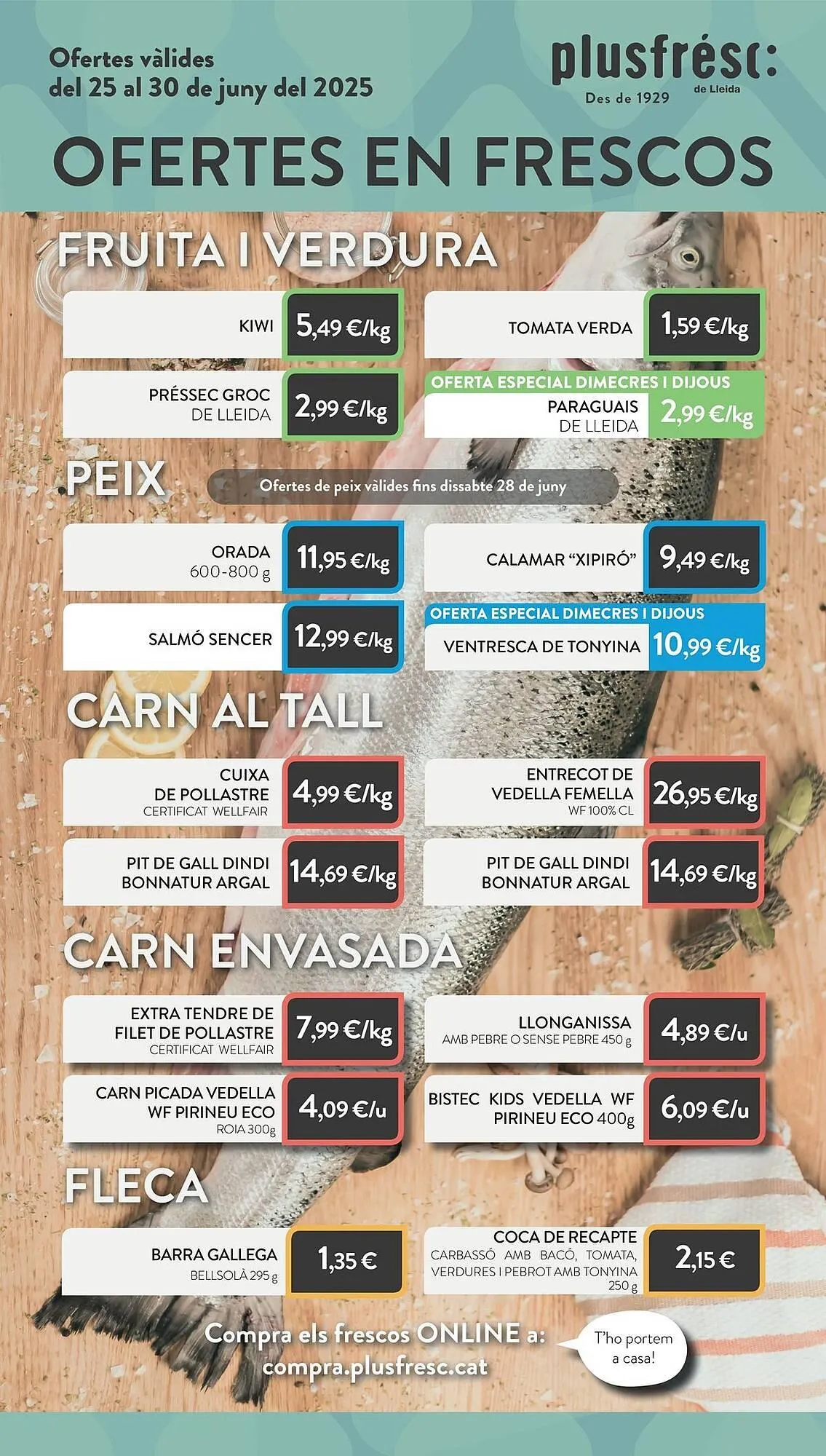 Catálogo de Folleto Plusfresc 26 de junio al 30 de junio 2025 - Página 1
