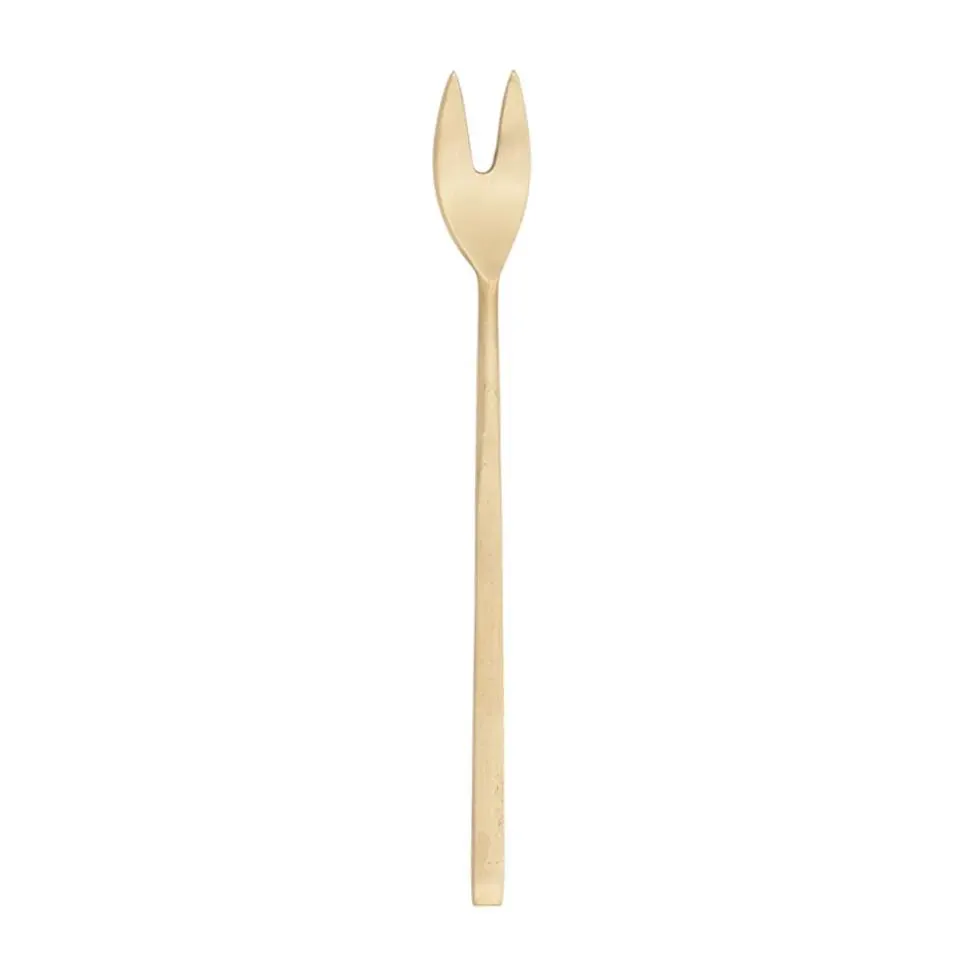 UNC serving fork 16 cm brass