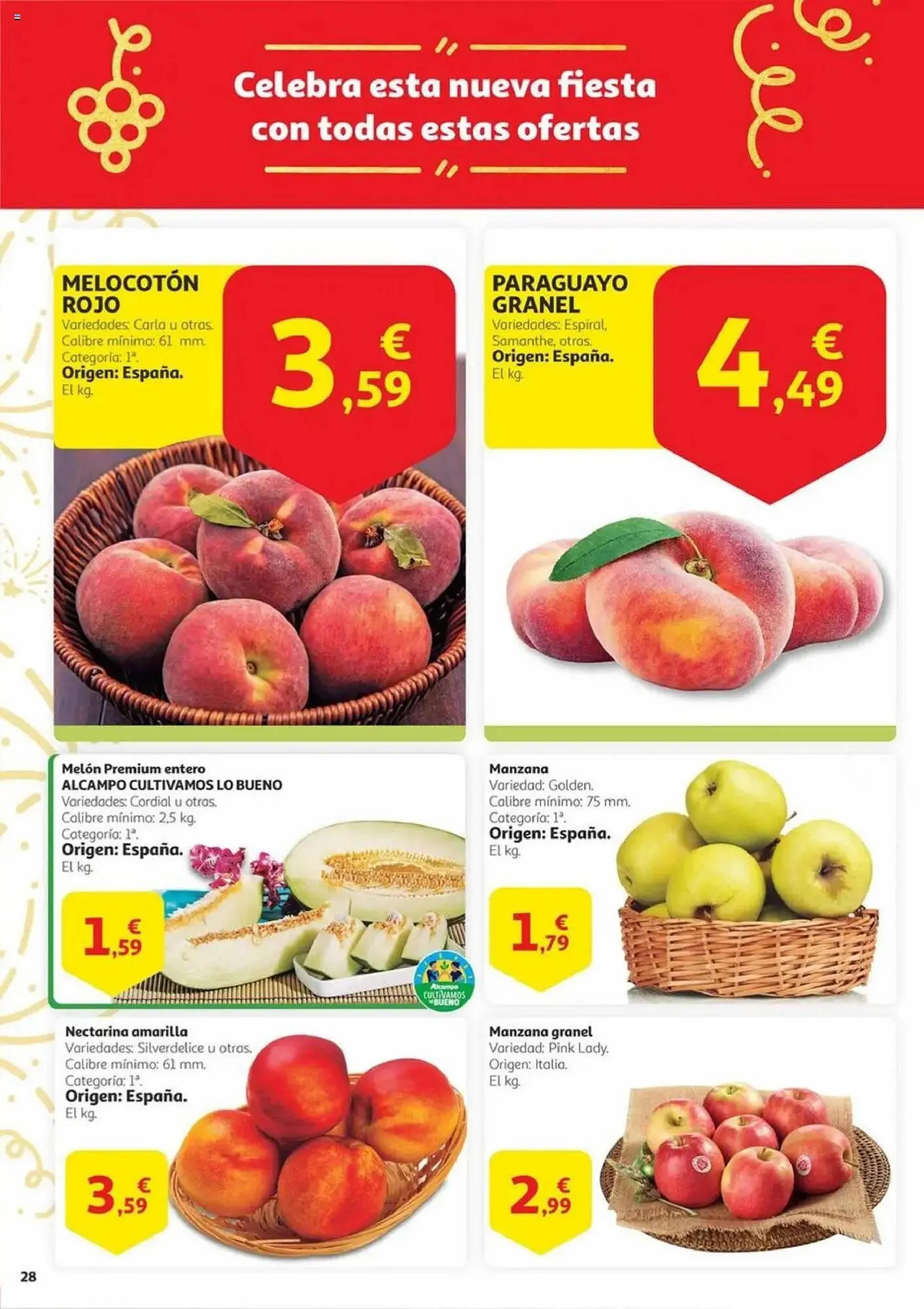 Catálogo de Folleto Alcampo 3 de junio al 16 de junio 2025 - Página 28