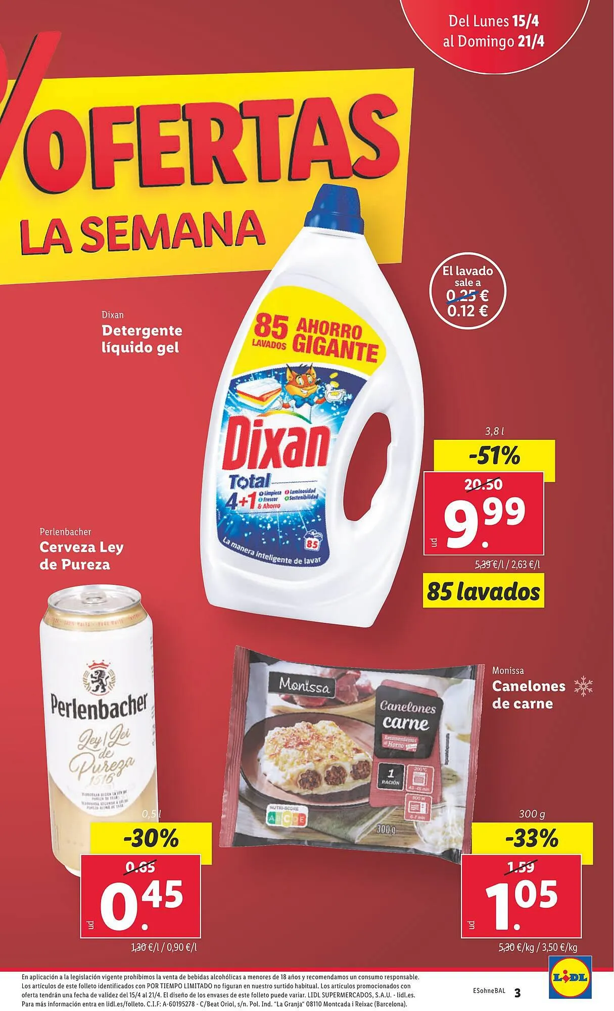 Catálogo de Folleto Lidl 15 de abril al 21 de abril 2024 - Página 3