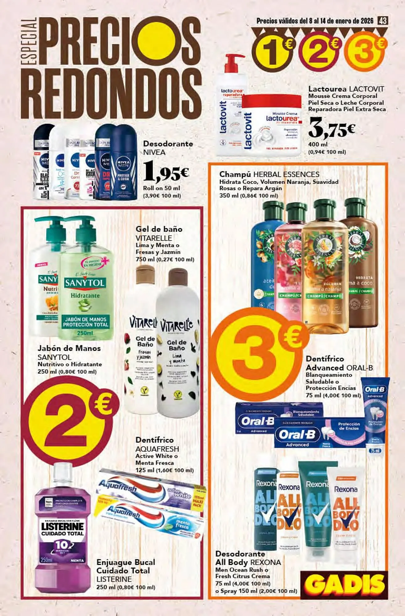 Catálogo de Folleto Gadis 8 de enero al 14 de enero 2026 - Página 43