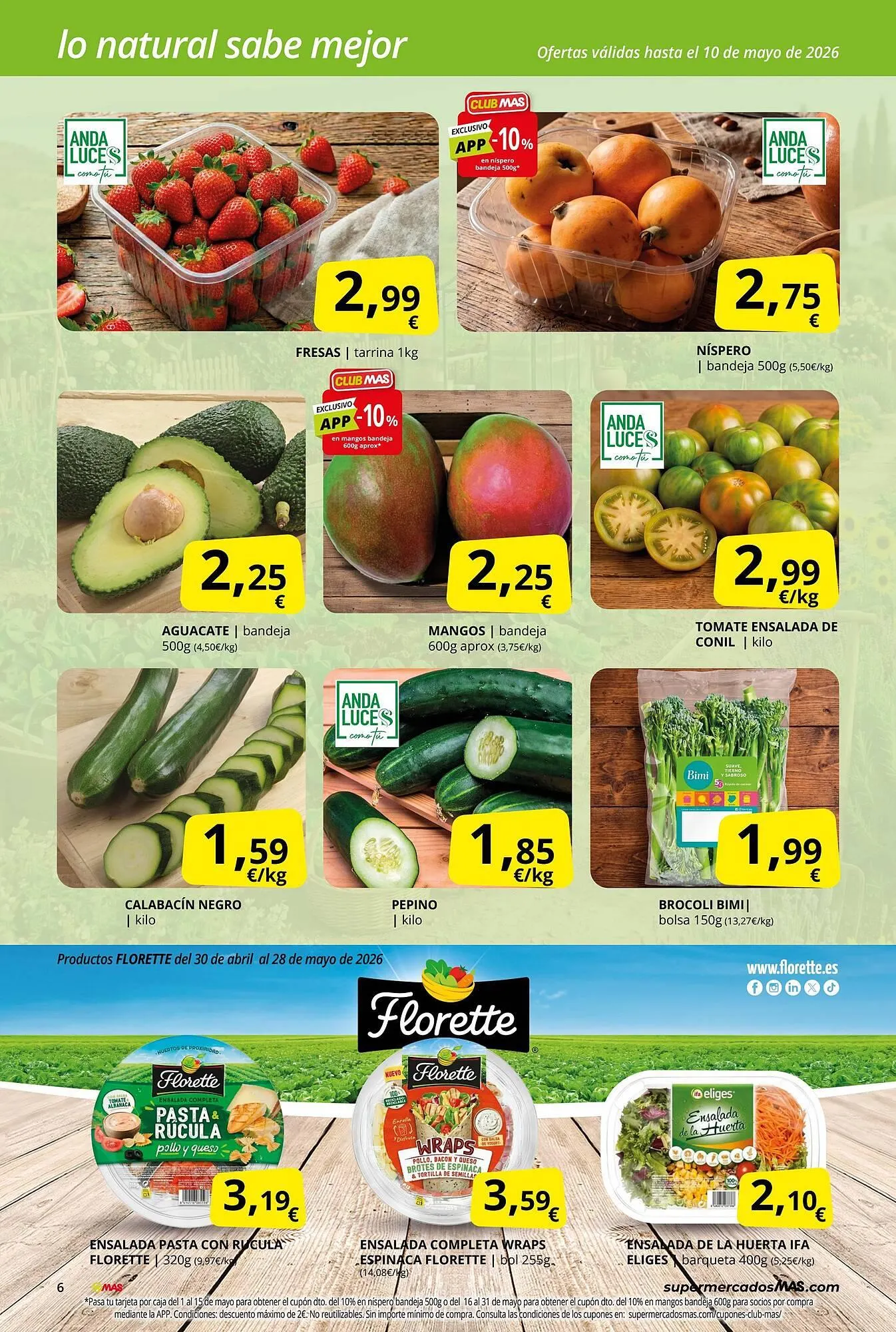 Catálogo de Folleto Supermercados MAS 30 de abril al 28 de mayo 2026 - Página 6