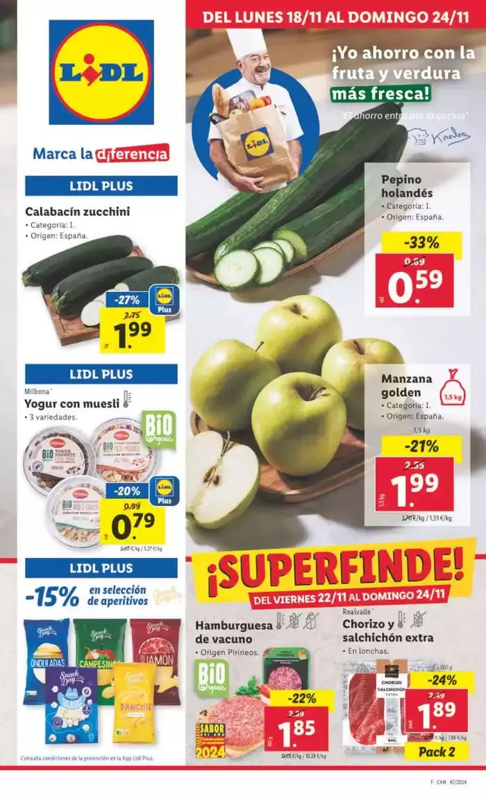 Catálogo de № 1 PRECIO 18 de noviembre al 24 de noviembre 2024 - Página 1