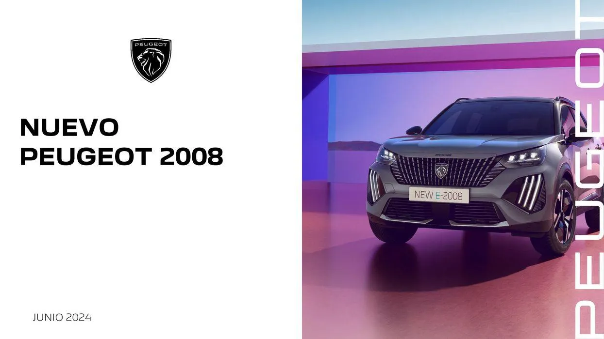 Catálogo de Nuevo Peugeot SUV 2008 Eléctrico • Híbrido • Térmico 25 de junio al 25 de junio 2025 - Página 1