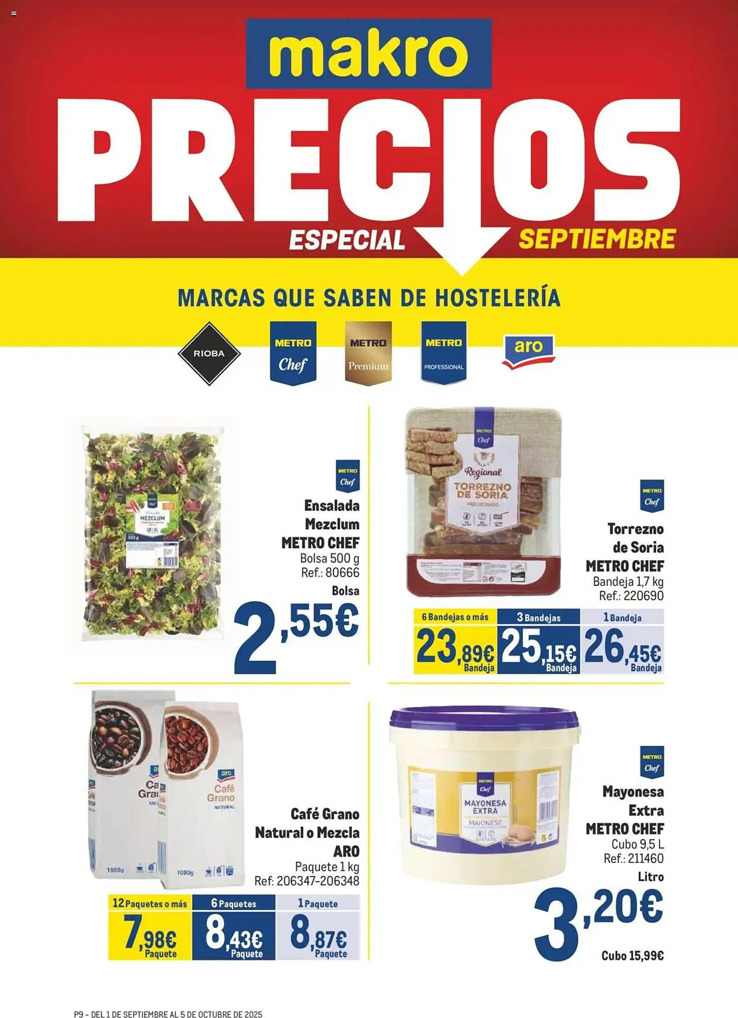 Catálogo de Folleto Makro 1 de septiembre al 5 de octubre 2025 - Página 1