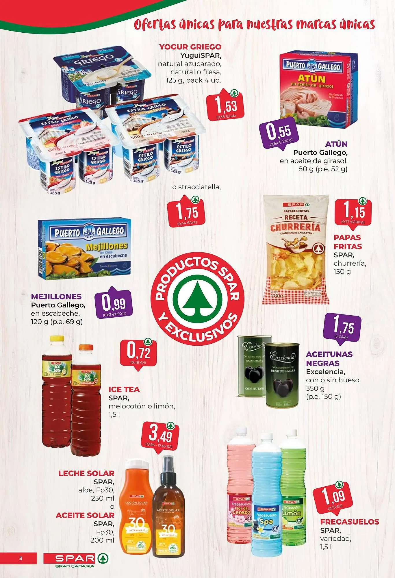 Catálogo de Folleto SPAR Gran Canaria 22 de agosto al 4 de septiembre 2025 - Página 3