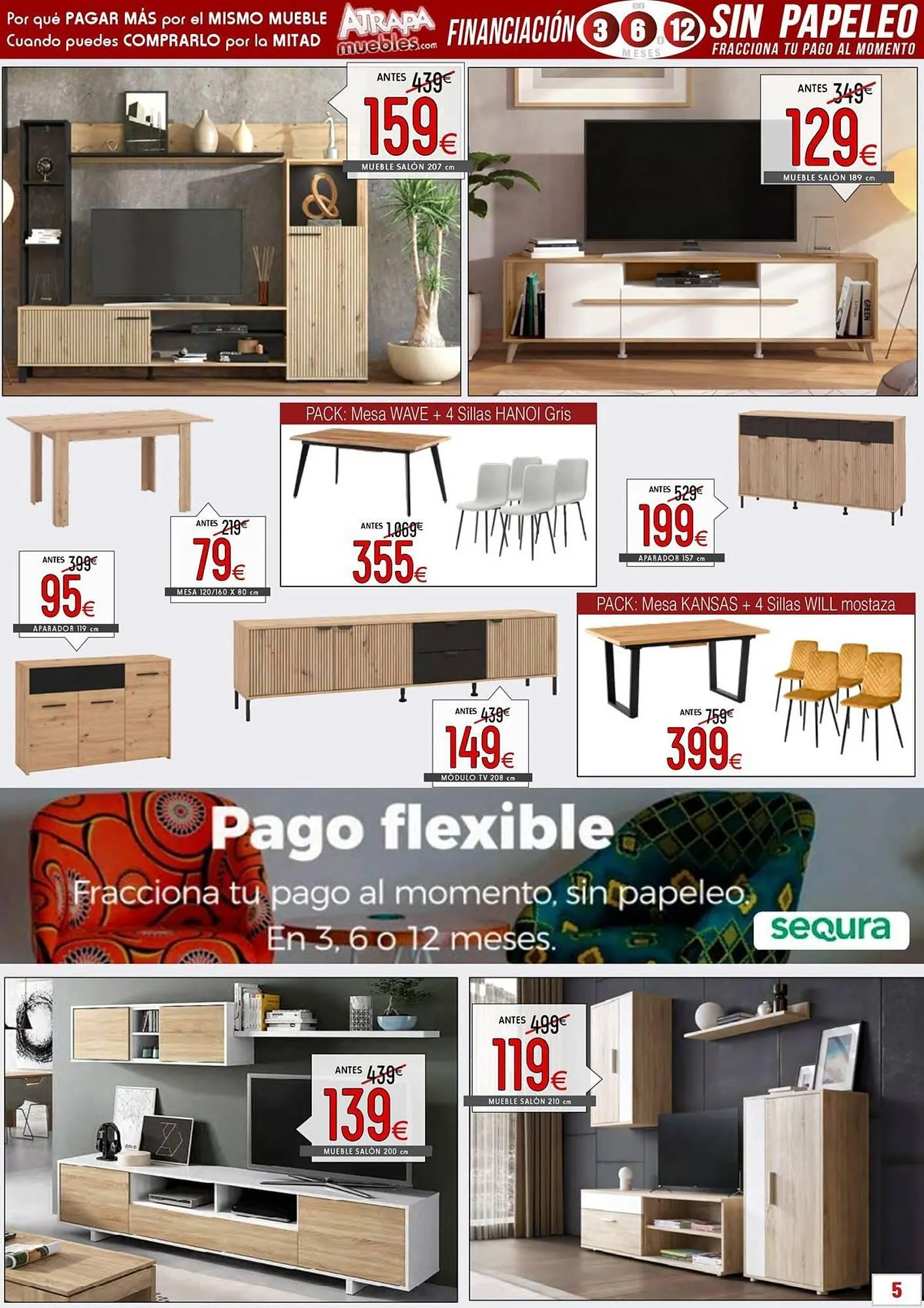 Catálogo de Folleto Atrapamuebles 1 de julio al 31 de julio 2025 - Página 5