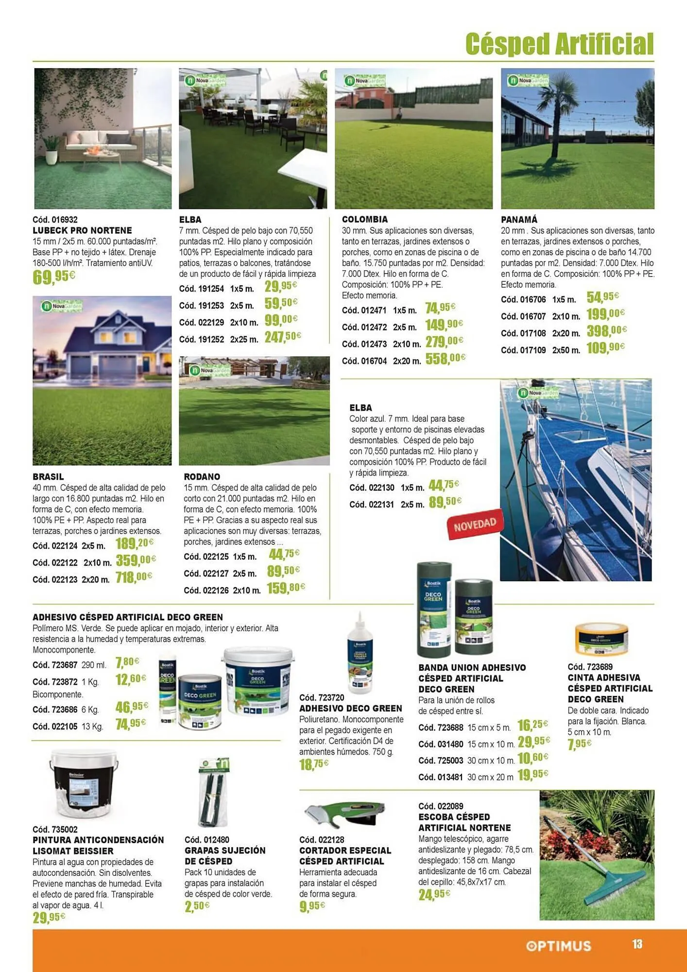 Catálogo de Folleto Optimus 21 de marzo al 31 de agosto 2024 - Página 13