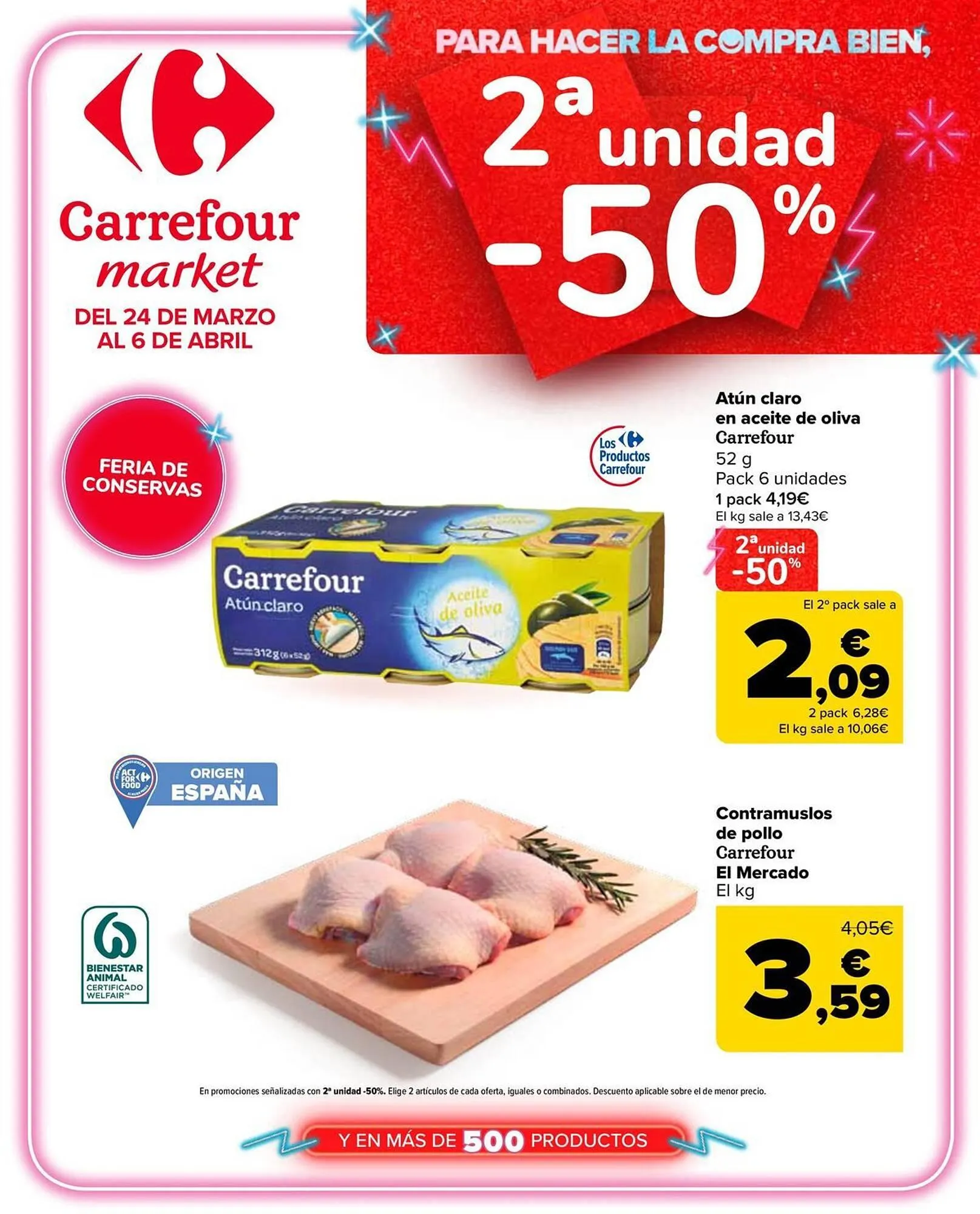 Catálogo de Folleto Carrefour Market 24 de marzo al 6 de abril 2026 - Página 1