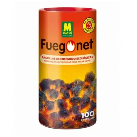 100 PASTILLAS ENCENDIDO BARBACOA ECOLOGICAS