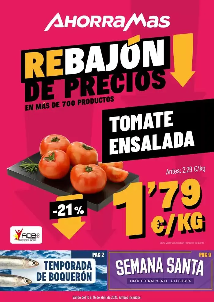 Catálogo de Rebajón de precios 10 de abril al 16 de abril 2025 - Página 1