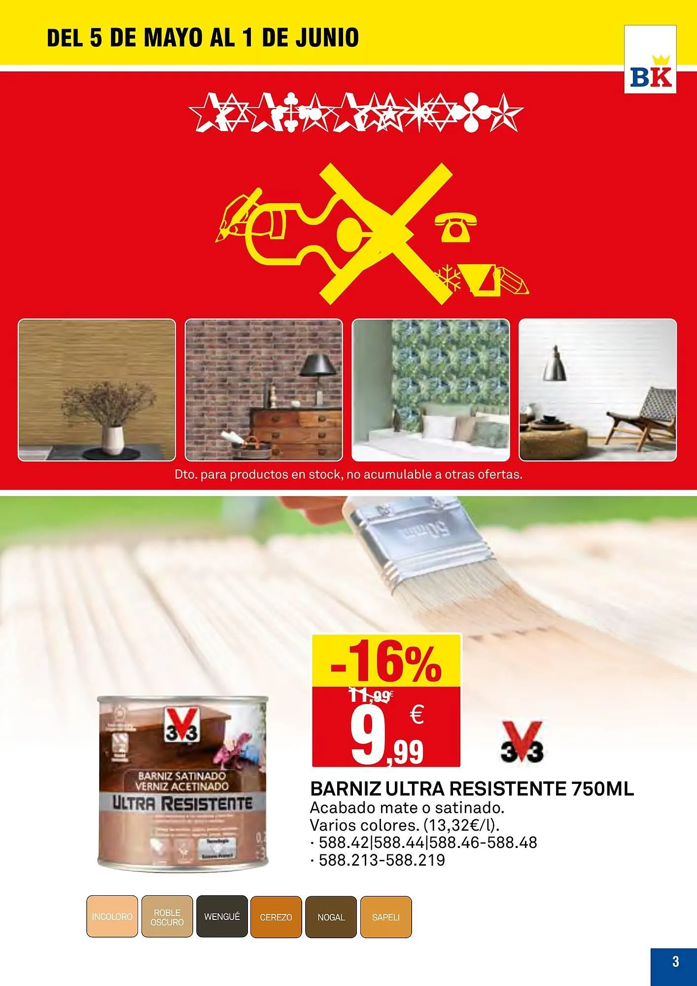 Catálogo de Folleto Bricoking 5 de mayo al 1 de junio 2025 - Página 3