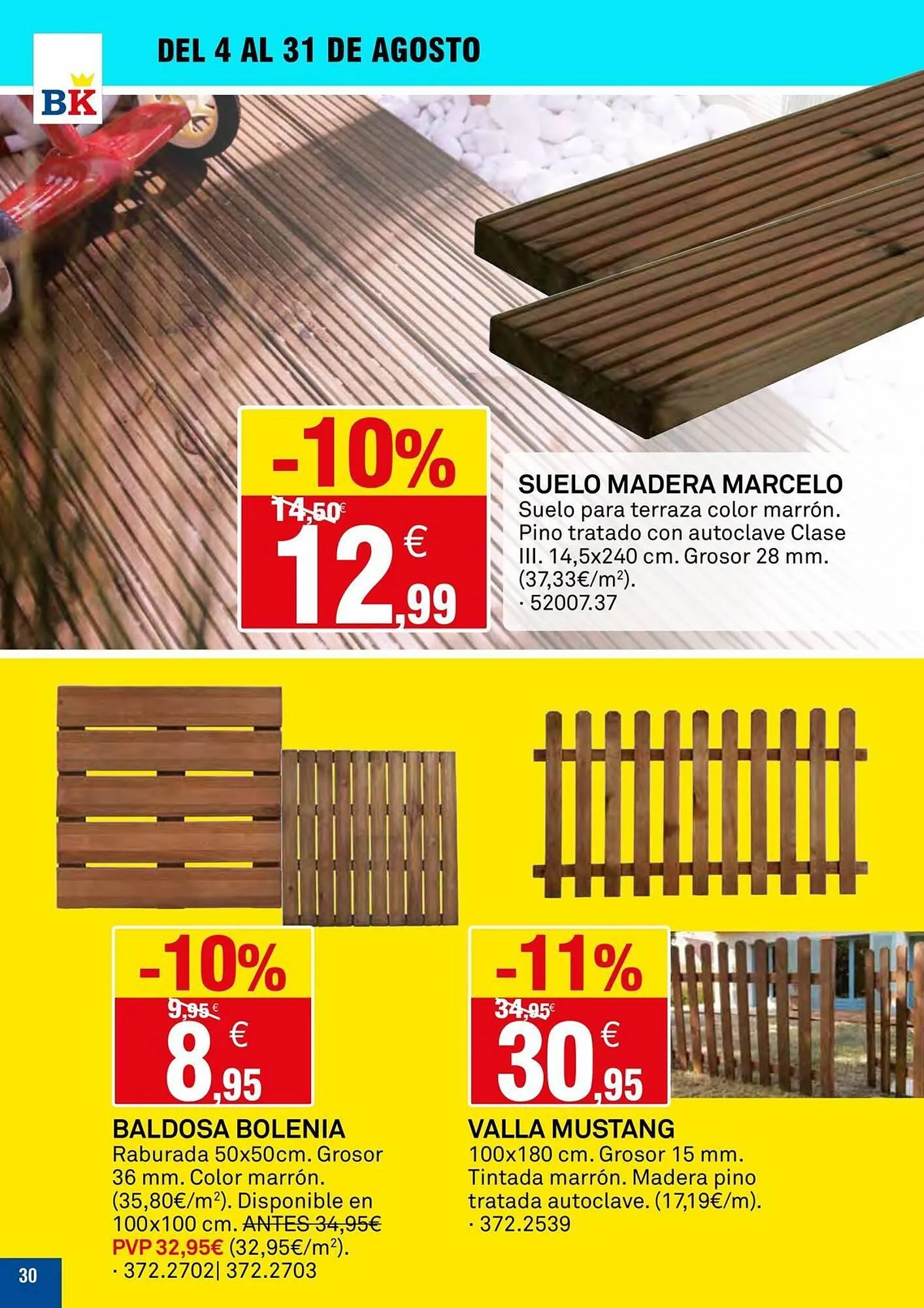 Catálogo de Folleto Bricoking 14 de agosto al 31 de agosto 2025 - Página 30