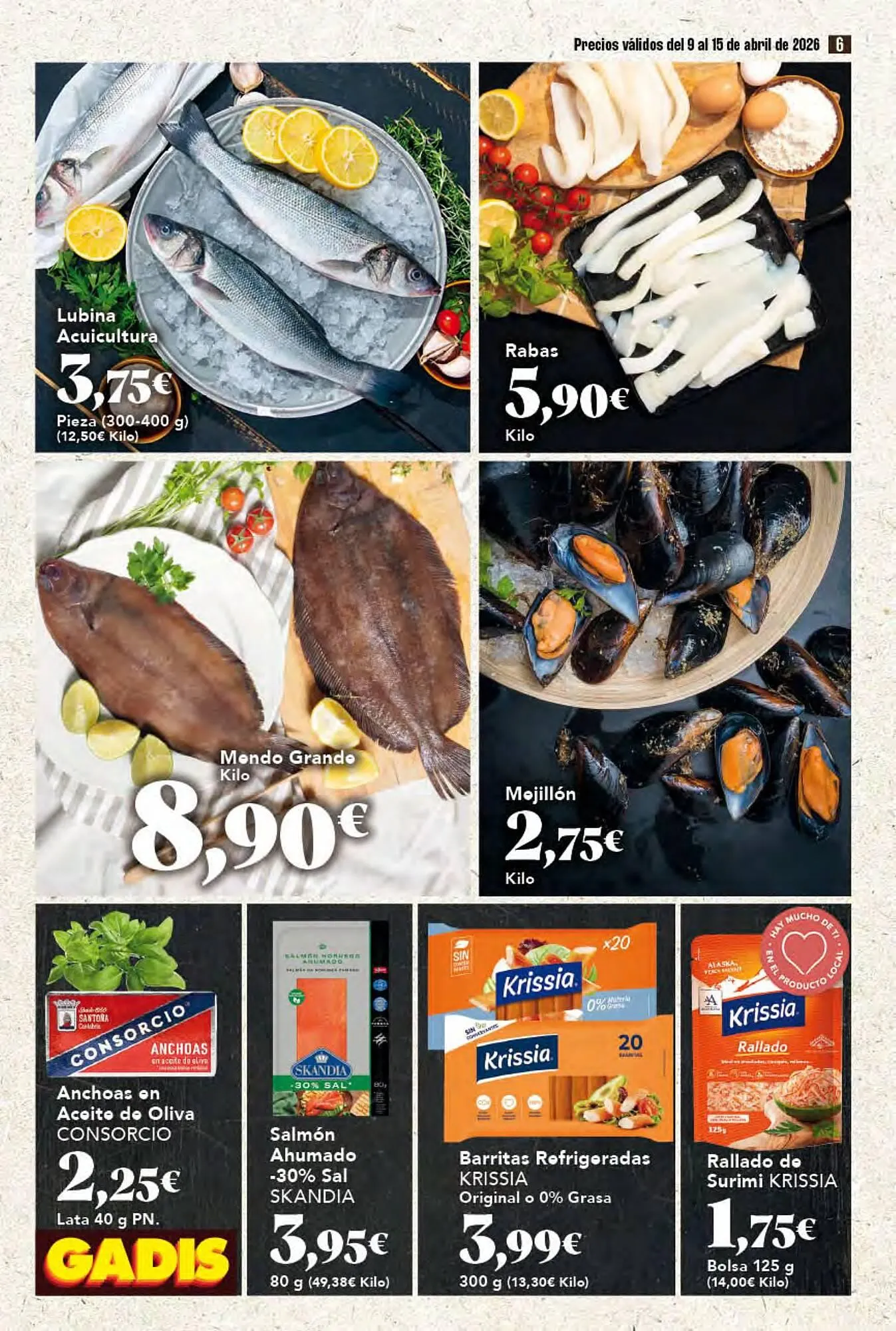 Catálogo de Folleto Gadis 9 de abril al 15 de abril 2026 - Página 6