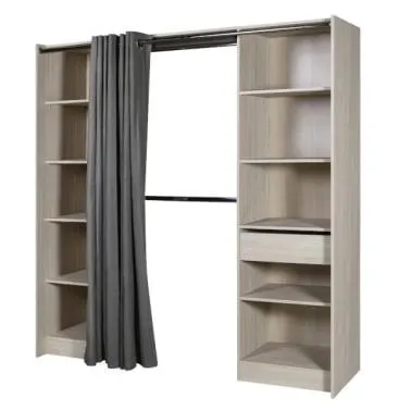 Kit interior armario Eklips 200x200x48 cm roble claro