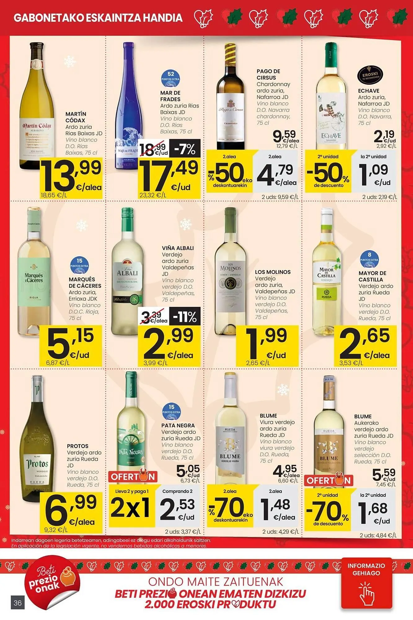 Catálogo de Folleto Eroski 18 de diciembre al 31 de diciembre 2025 - Página 36