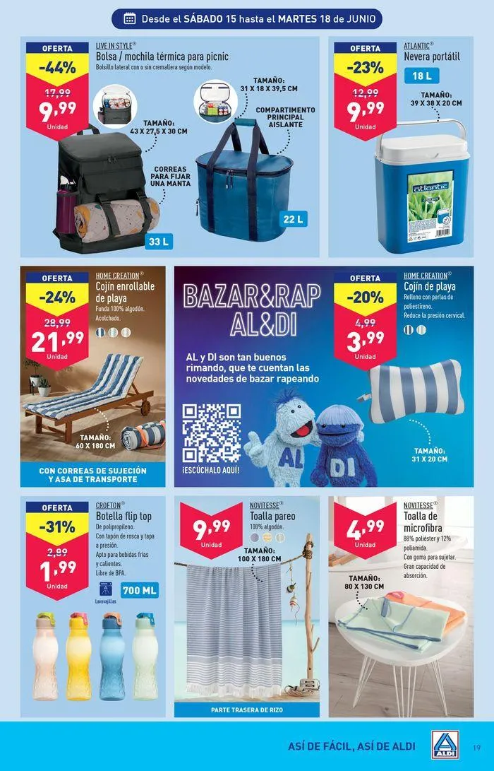 Catálogo de  ¡Así de fácil, así de Aldi! 12 de junio al 18 de junio 2024 - Página 19