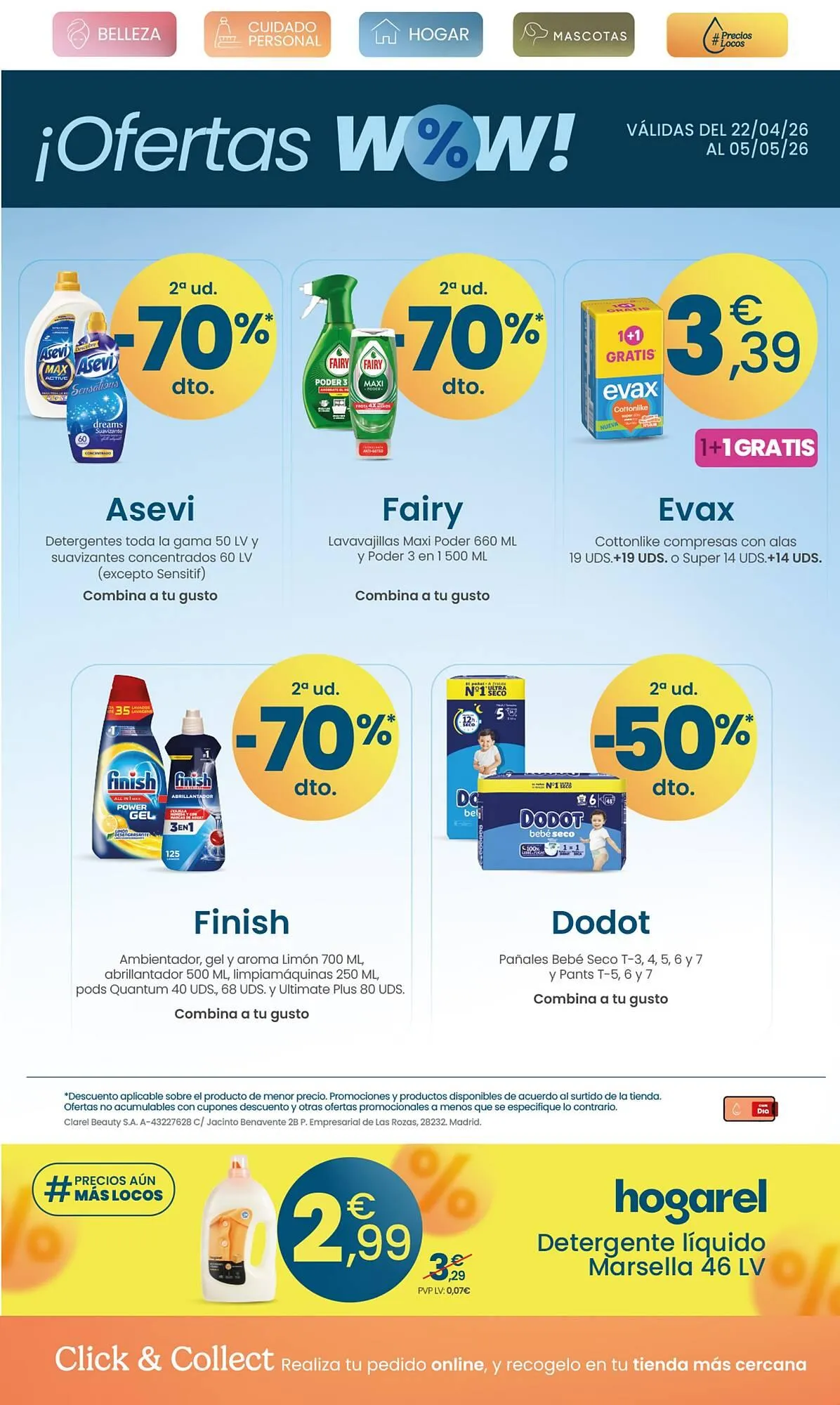 Catálogo de Folleto Clarel 22 de abril al 5 de mayo 2026 - Página 16