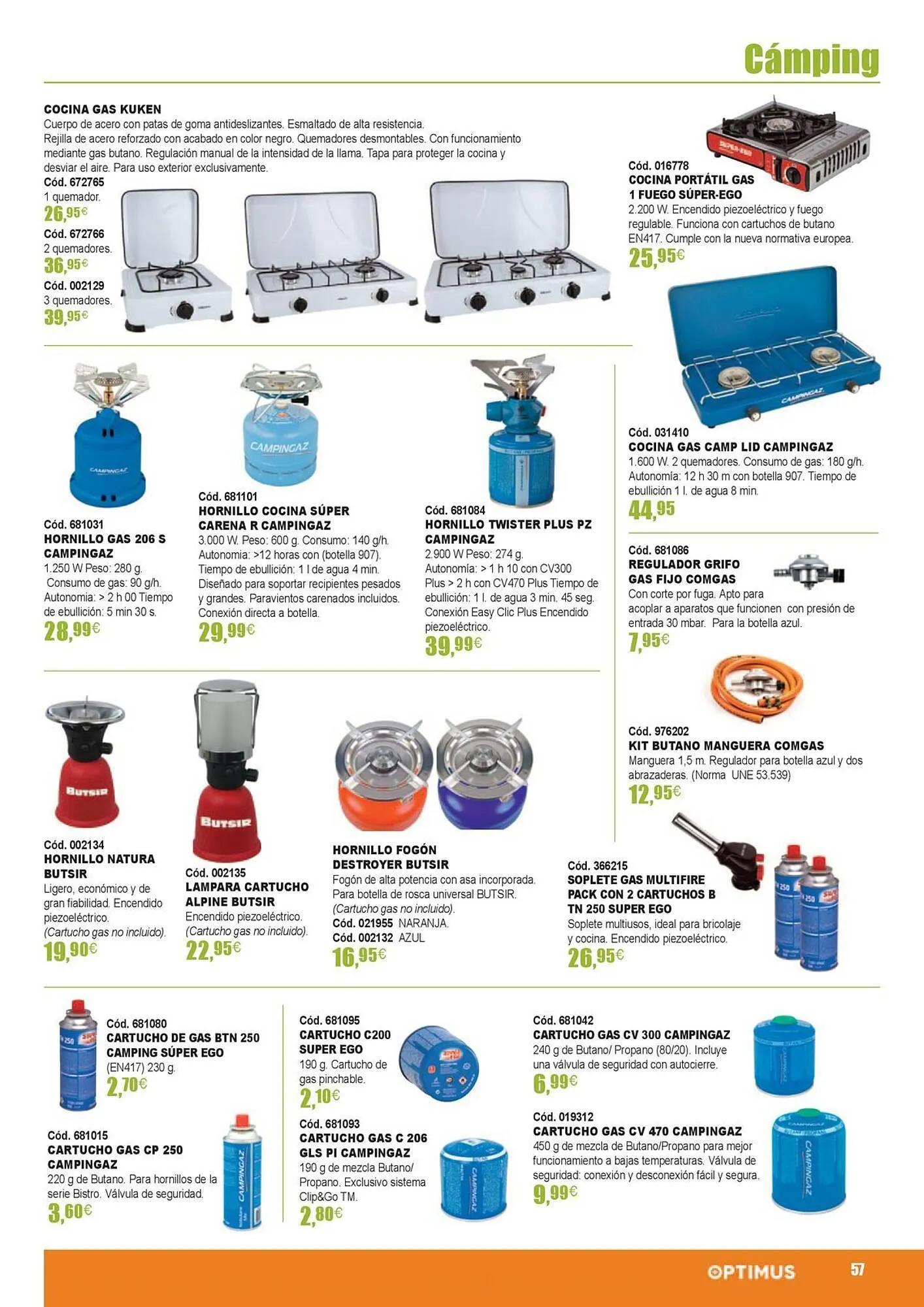 Catálogo de Folleto Optimus 21 de marzo al 31 de agosto 2024 - Página 57
