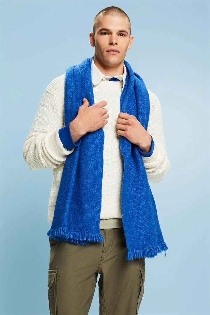 Jersey con textura y cuello redondo