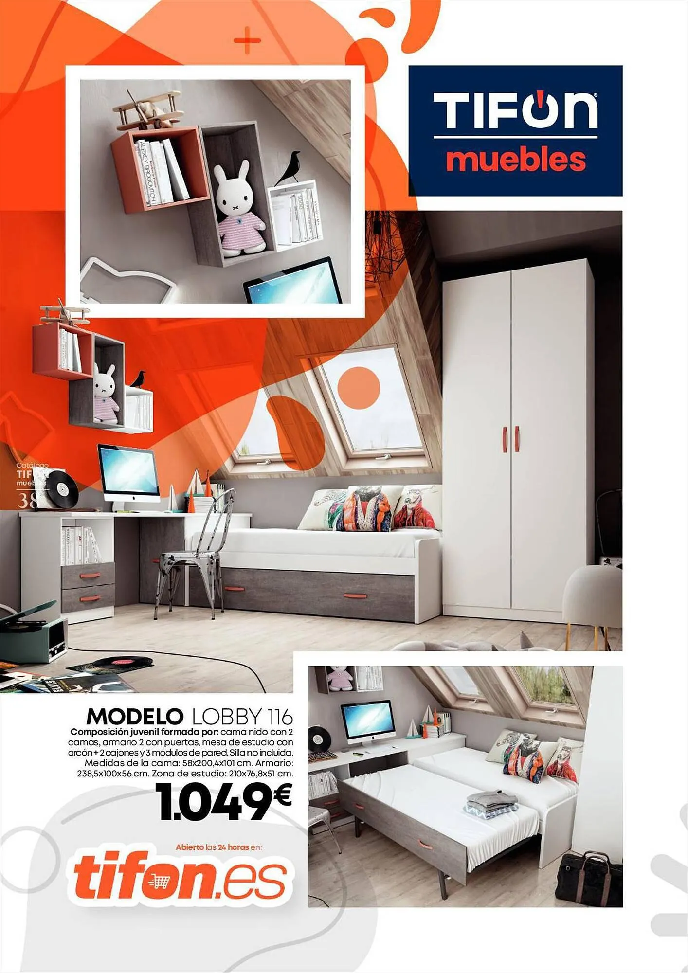 Catálogo de Folleto Tifón Hipermueble 24 de julio al 27 de julio 2023 - Página 38