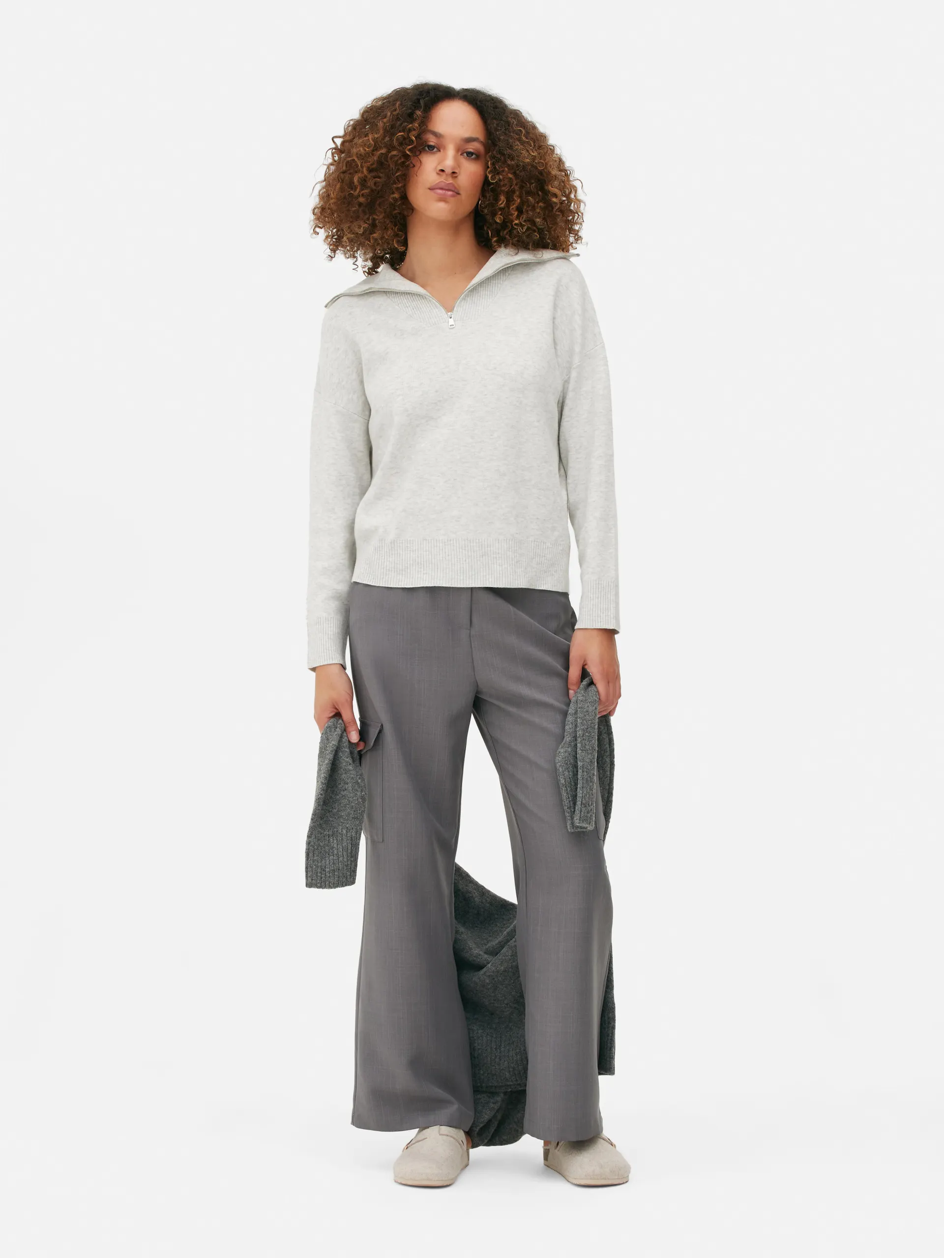 Jersey con cremallera básico