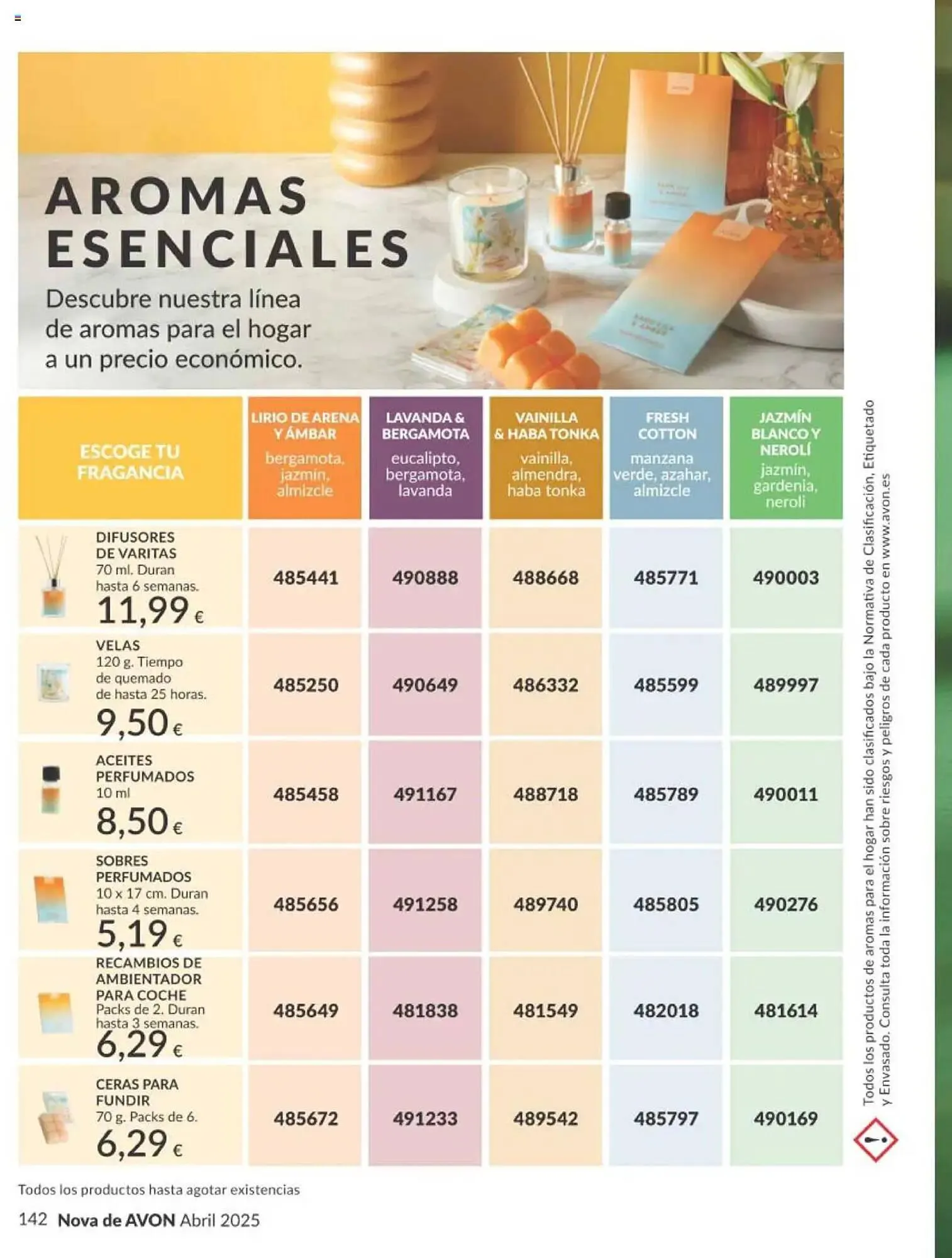 Catálogo de Folleto AVON 1 de abril al 30 de abril 2025 - Página 142