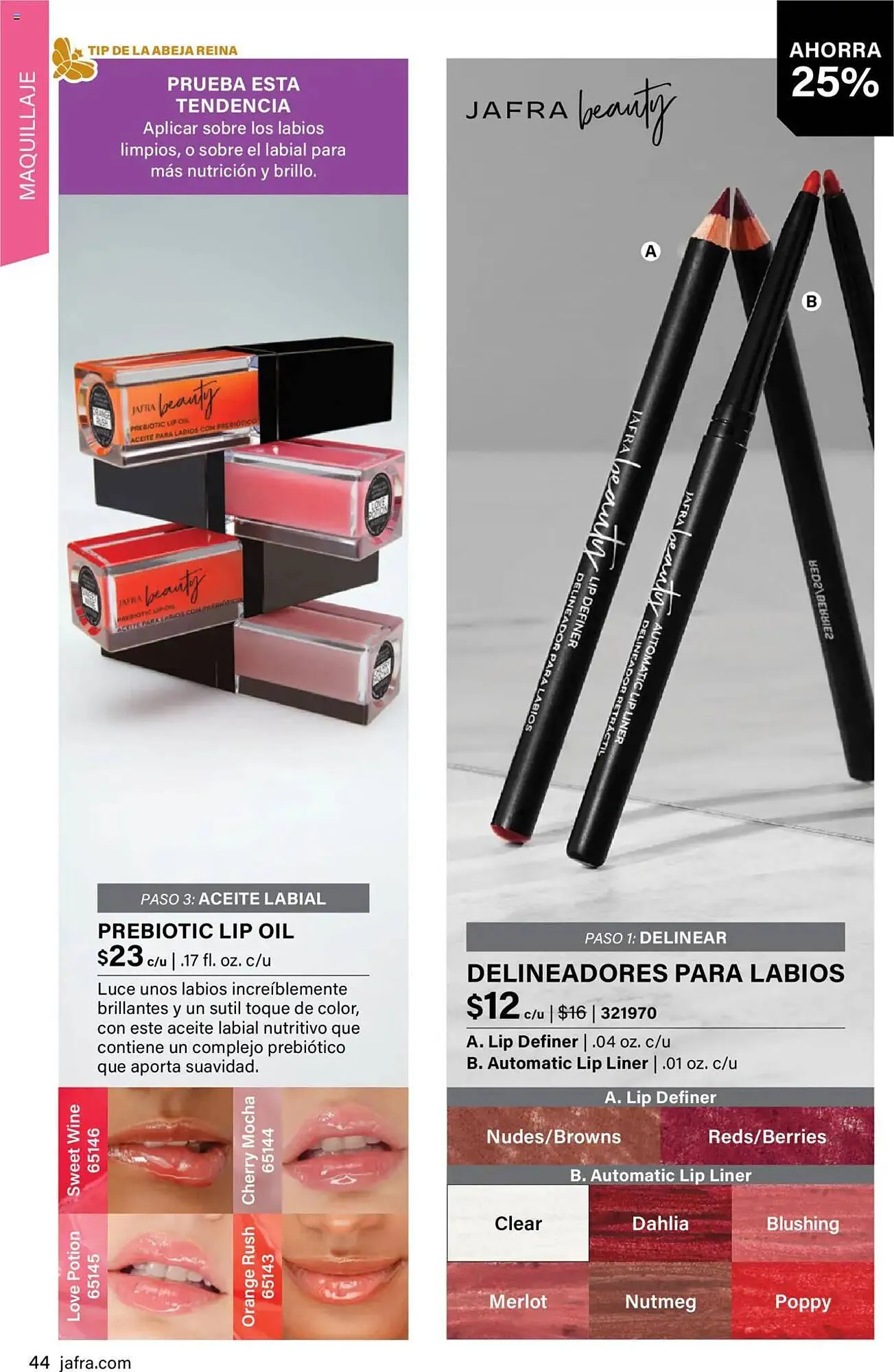Catálogo de Folleto JAFRA 1 de mayo al 31 de mayo 2025 - Página 44