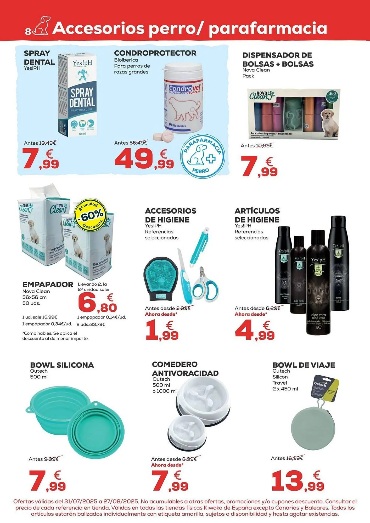 Catálogo de Folleto Kiwoko 31 de julio al 27 de agosto 2025 - Página 8