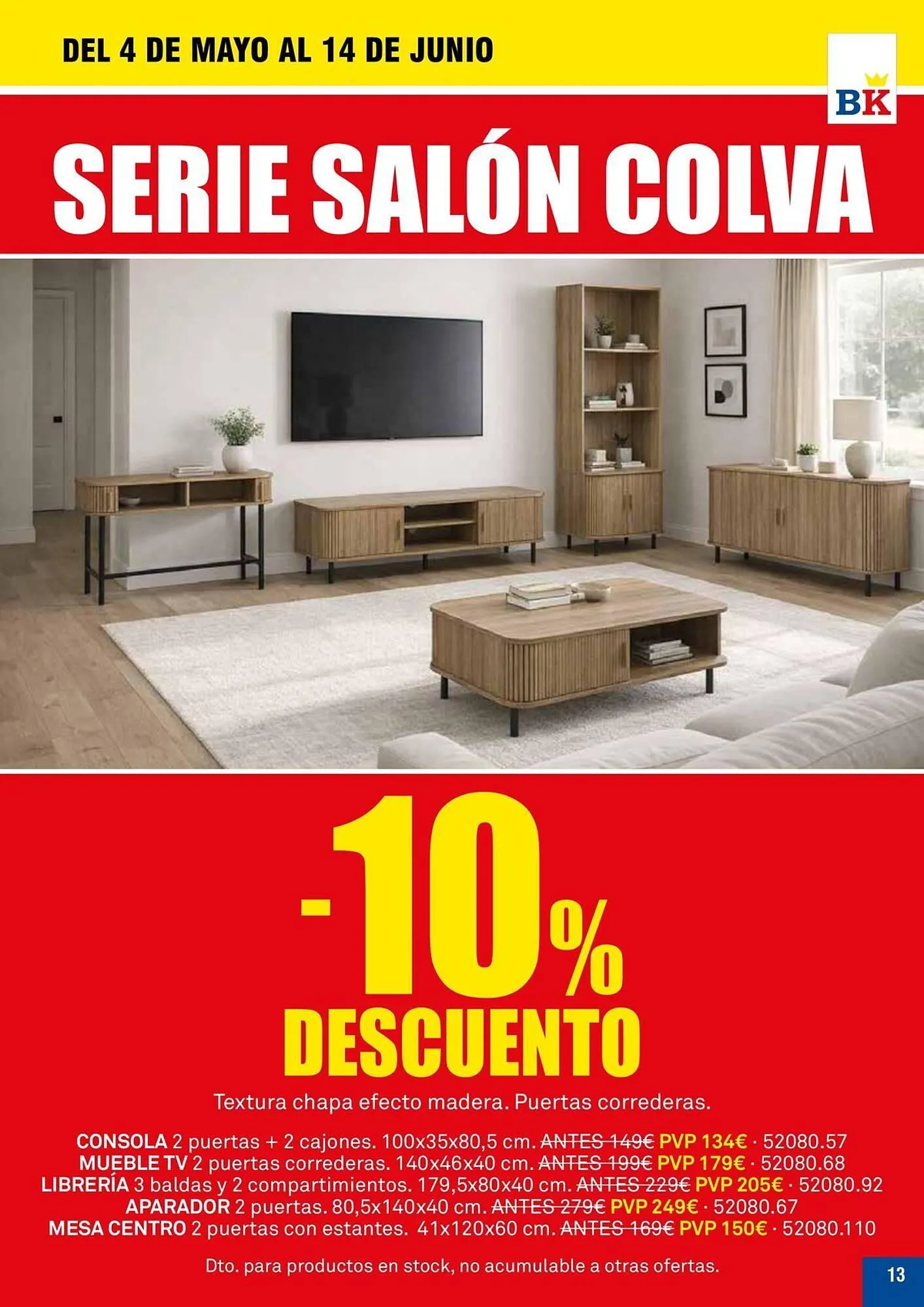 Catálogo de Catálogo Bricoking 5 de mayo al 14 de junio 2026 - Página 13