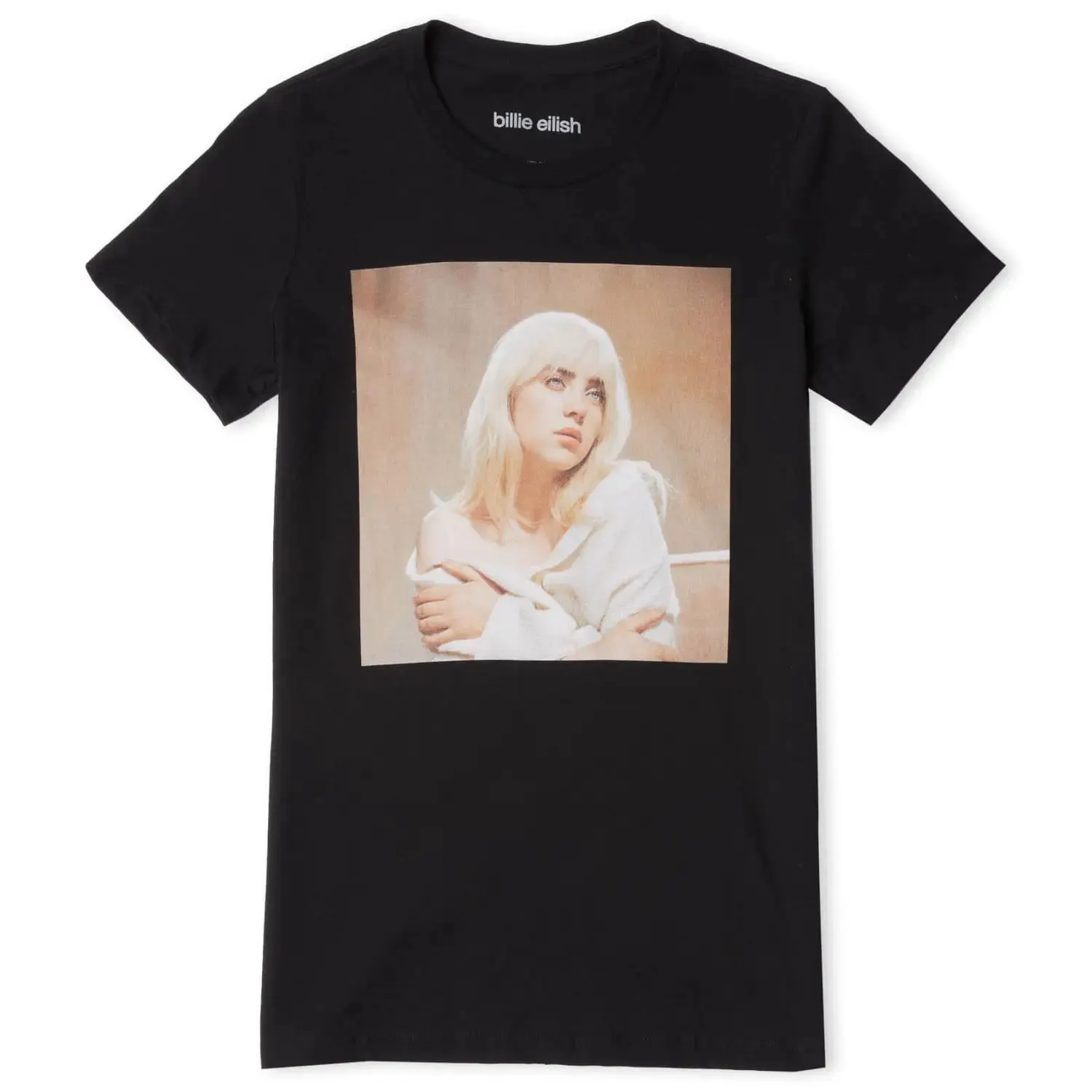Camiseta para mujer Album Imagery de Billie Eilish - Negro
