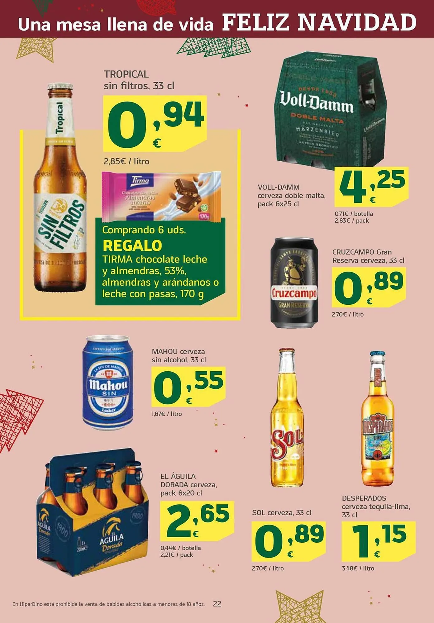 Catálogo de Folleto HiperDino 23 de noviembre al 4 de diciembre 2023 - Página 22