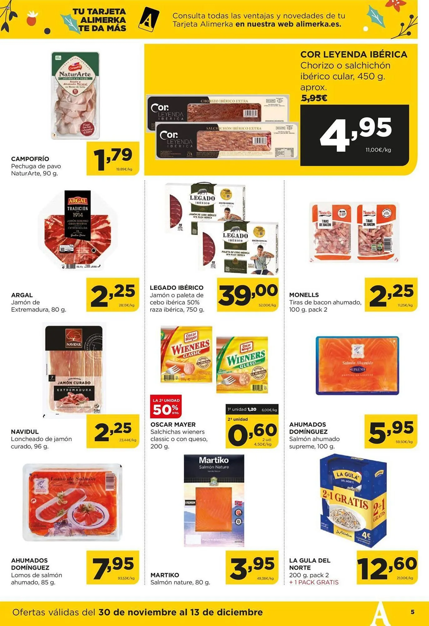Catálogo de Folleto Alimerka 30 de noviembre al 13 de diciembre 2023 - Página 5