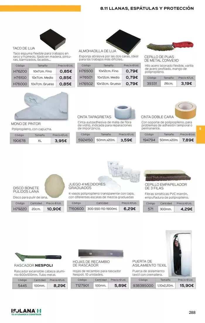 Catálogo de PINTURAS – TARIFA ISOLANA 1 de marzo al 31 de diciembre 2025 - Página 22