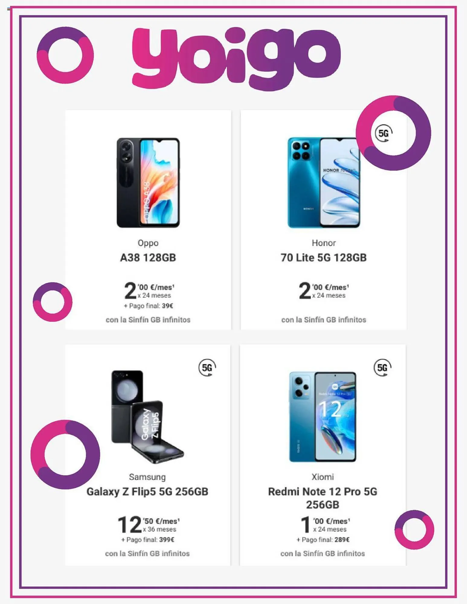 Catálogo de Folleto Yoigo 16 de noviembre al 16 de diciembre 2023 - Página 3