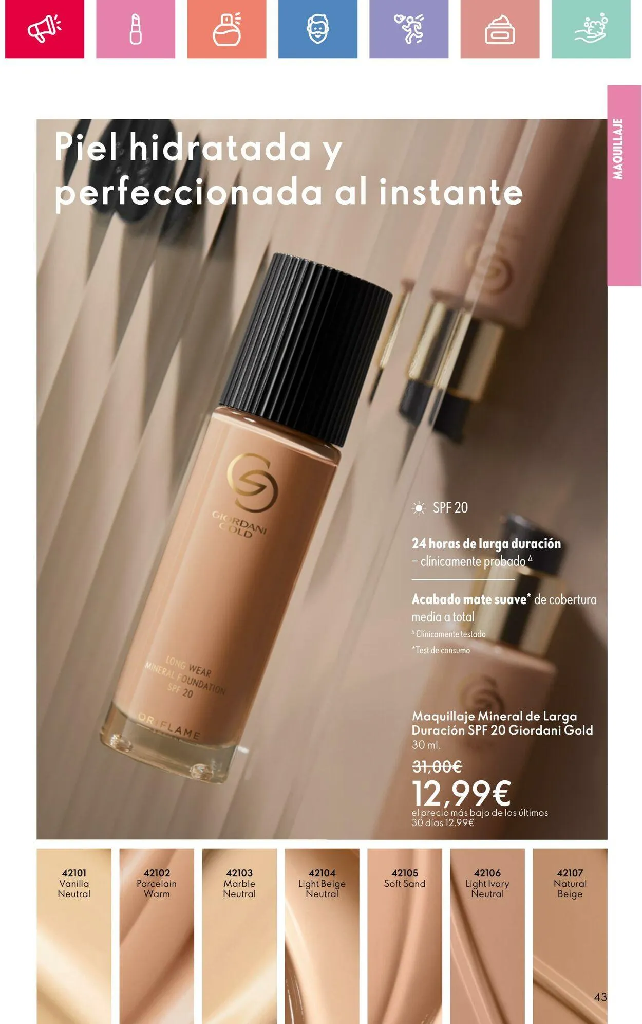 Catálogo de Oriflame Oferta actual 1 de junio al 21 de junio 2025 - Página 43
