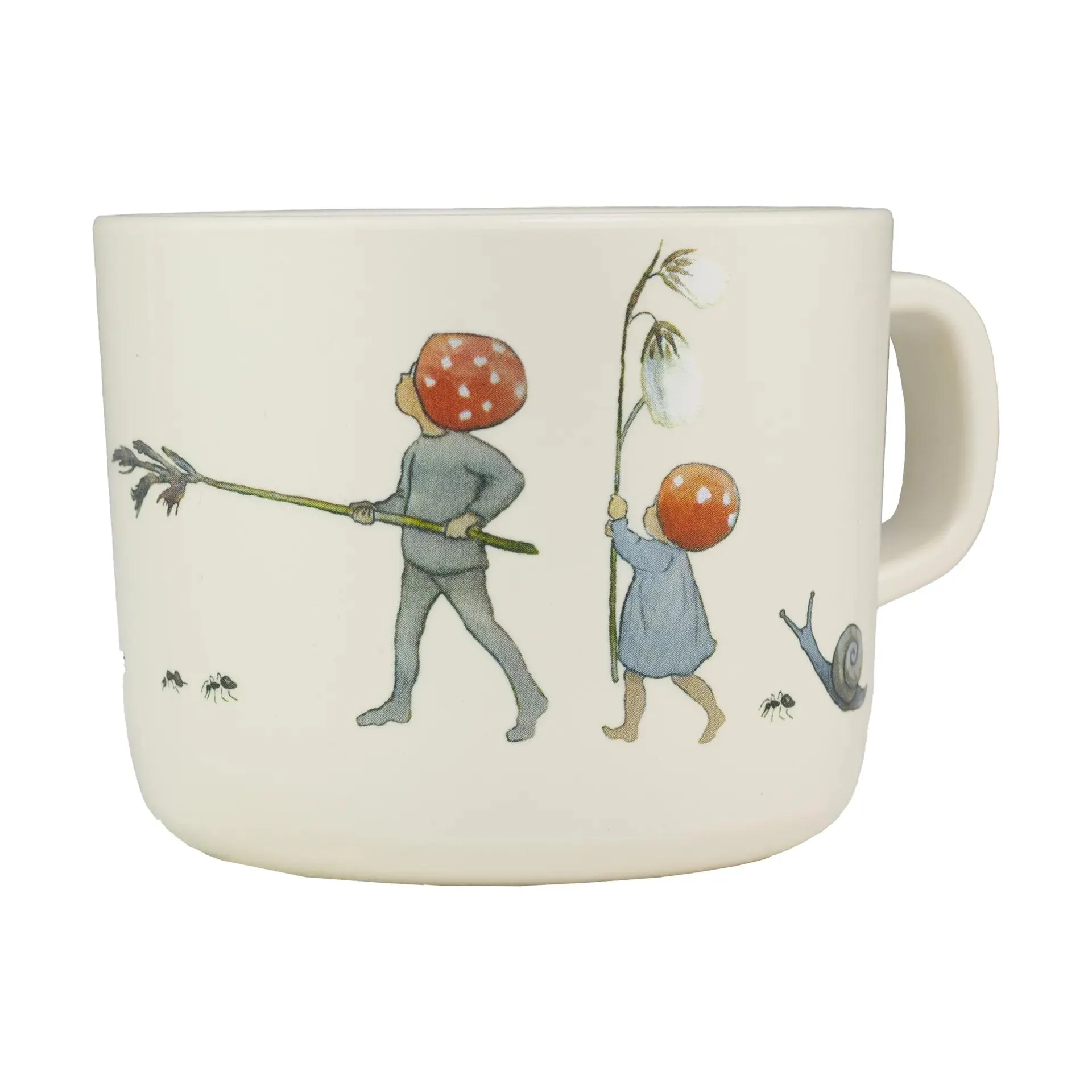 Taza Elsa Beskow Tomtebobarnen 25 cl Blanco