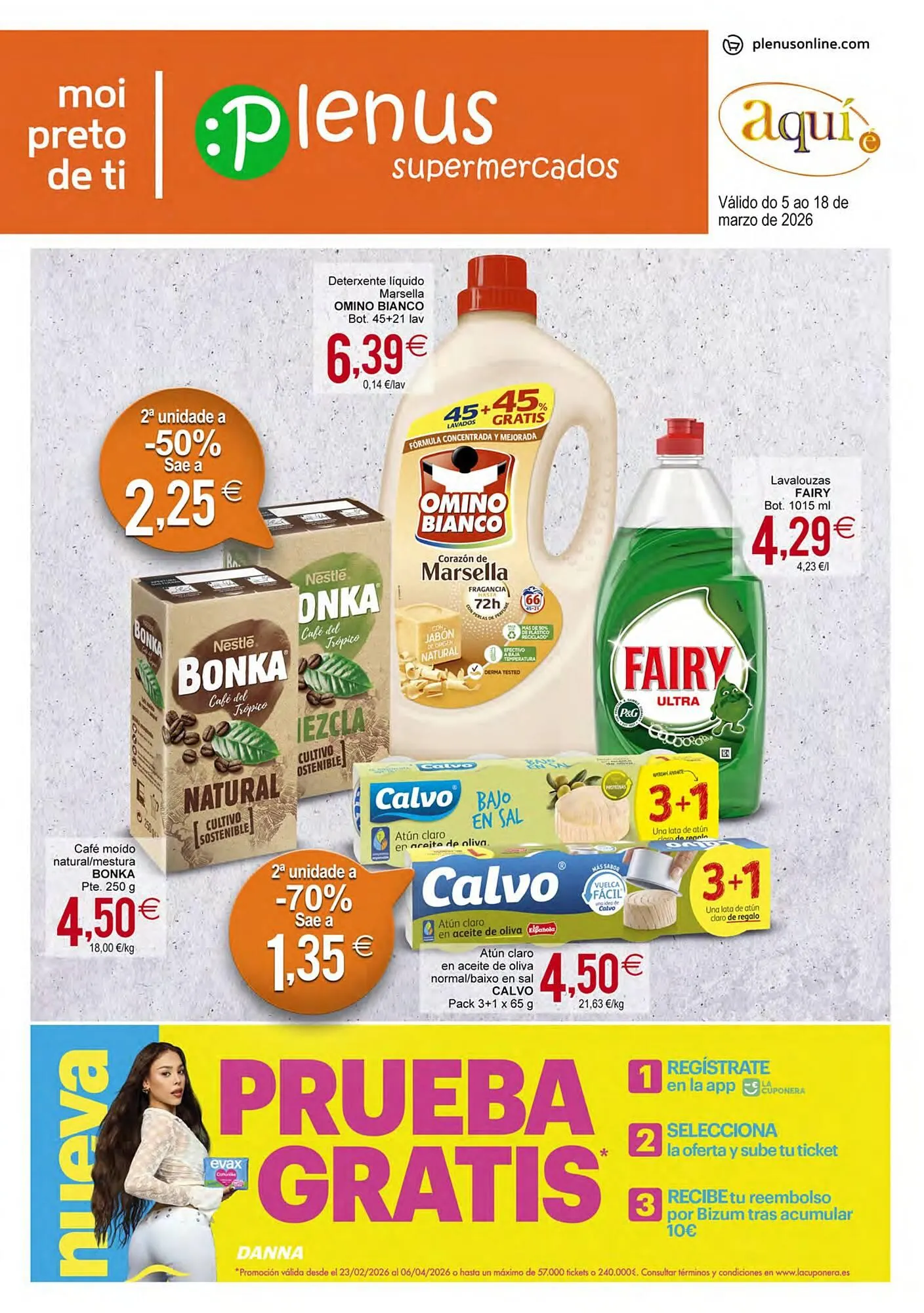 Catálogo de Folleto Plenus Supermercados 5 de marzo al 18 de marzo 2026 - Página 1