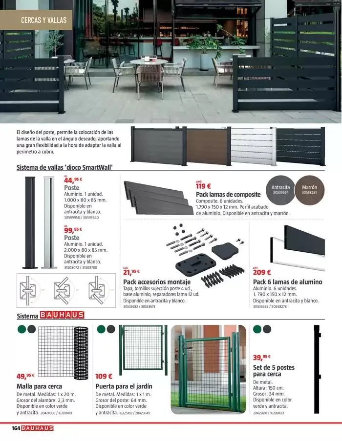 Catálogo de VERANO. Jardín, terraza, balcón.  26 de marzo al 20 de abril 2025 - Página 164