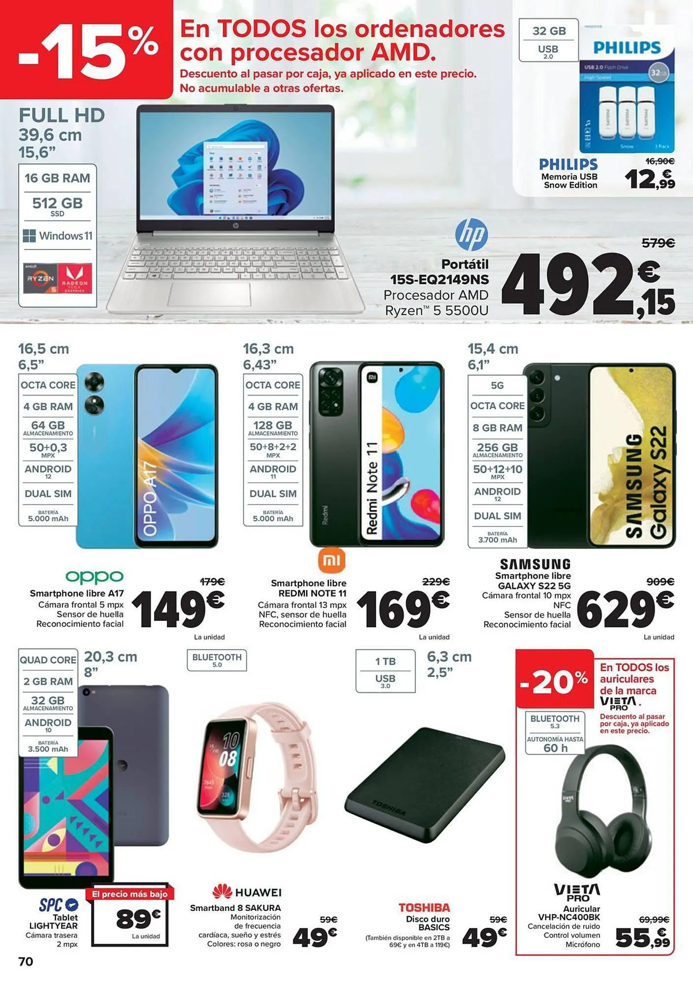 Catálogo de Folleto Carrefour 12 de septiembre al 25 de septiembre 2023 - Página 70