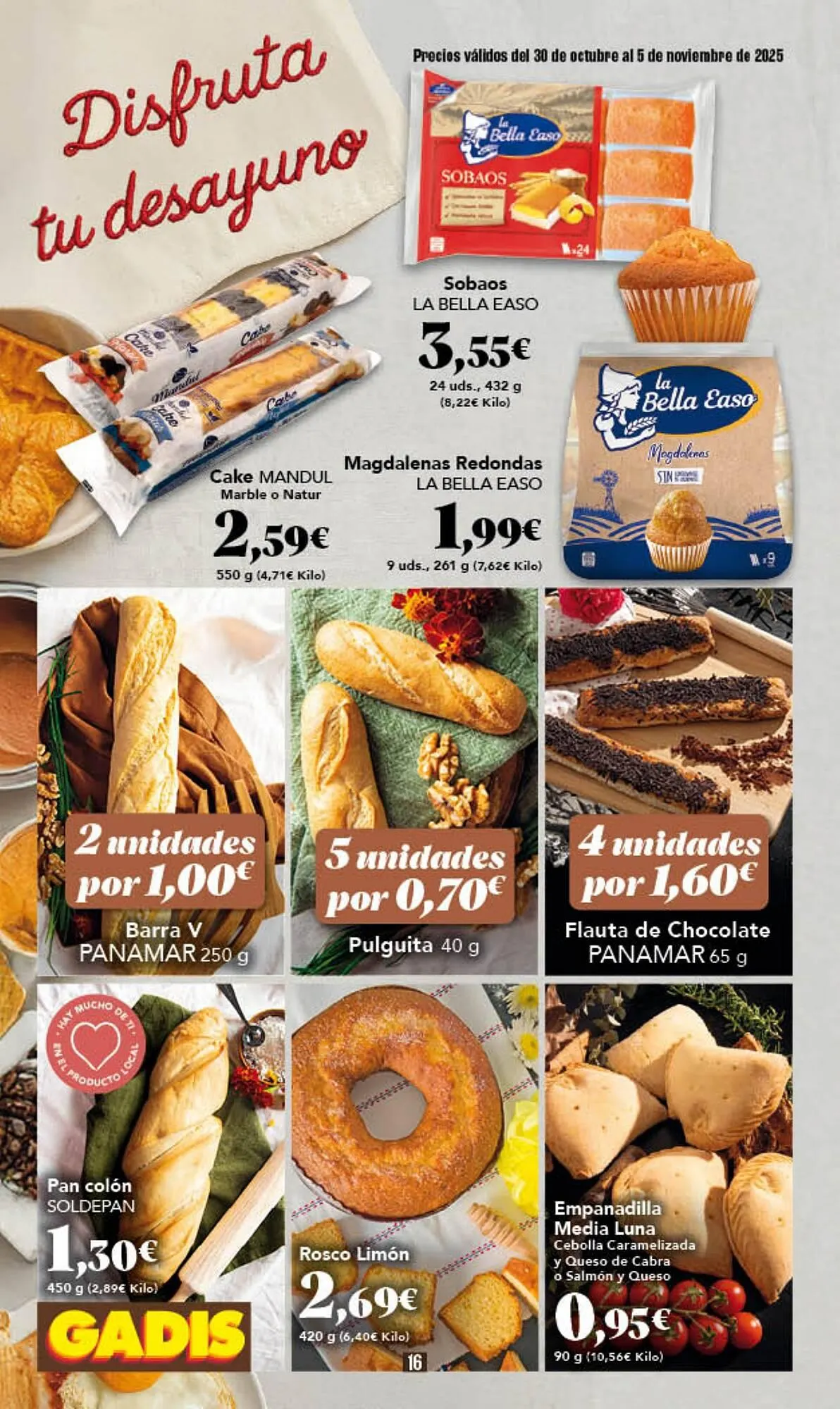 Catálogo de Folleto Gadis 30 de octubre al 5 de noviembre 2025 - Página 16