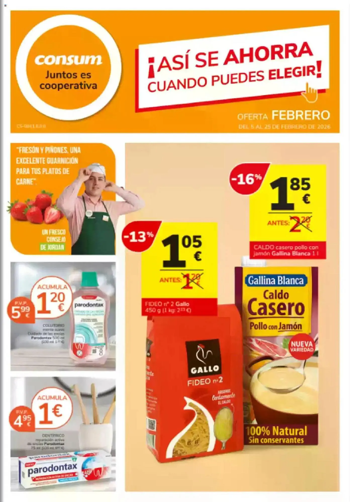 Catálogo de Catálogo Consum 5 de febrero al 25 de febrero 2026 - Página 1